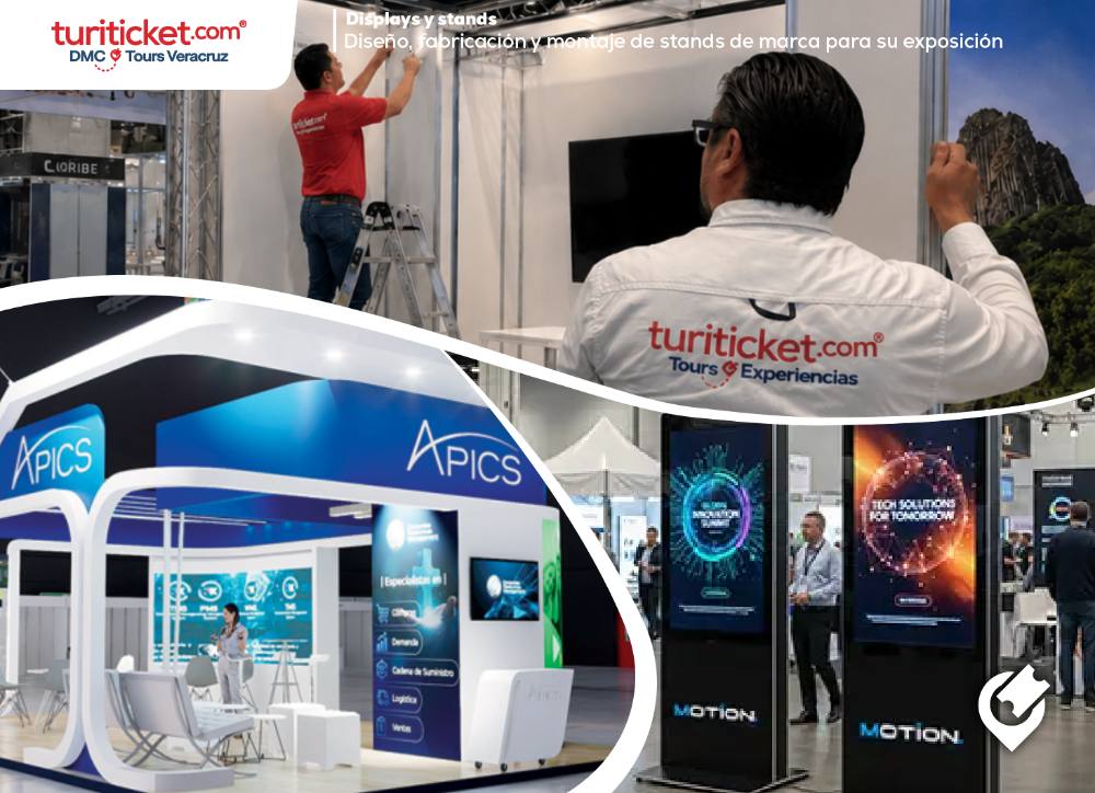 Displays y stands — Turiticket DMC Veracruz