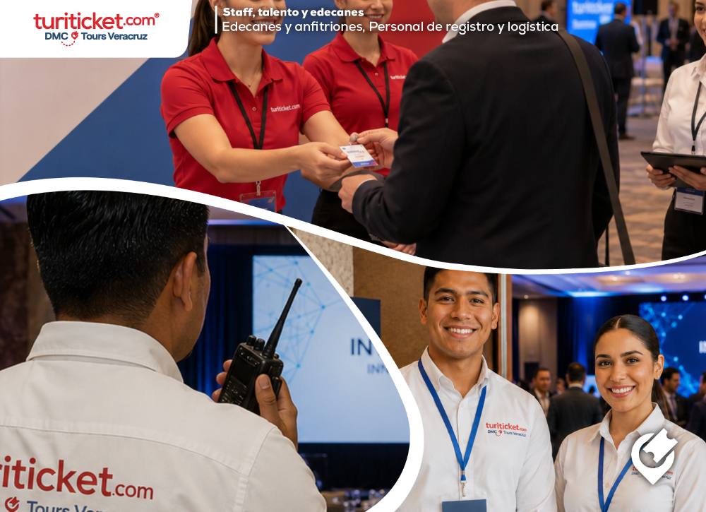 Staff, talento y edecanes — Turiticket DMC Veracruz